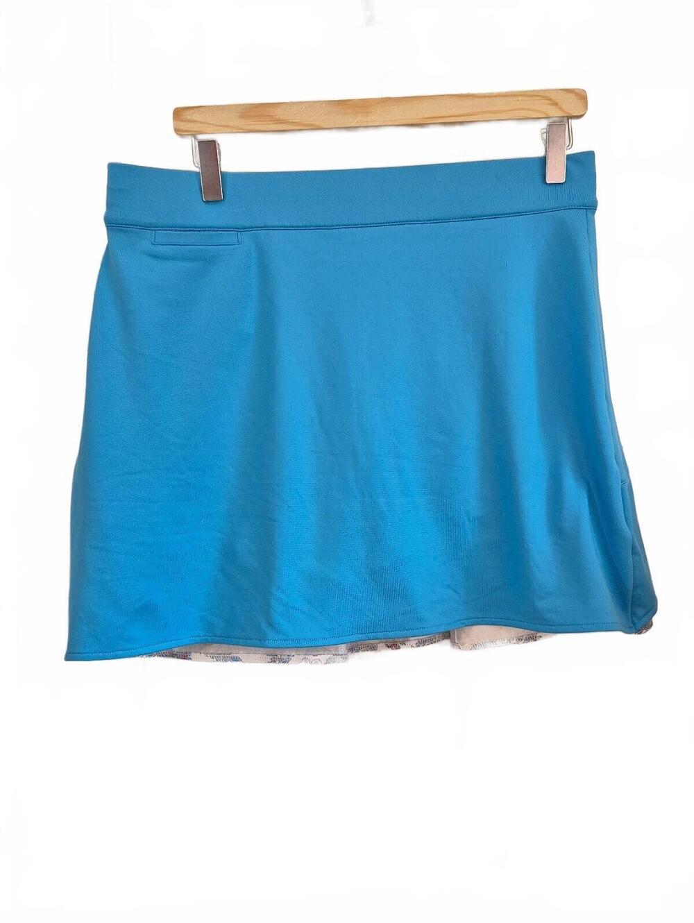 Adidas Women’s Climacool Golf Skort Blue Floral Built-In Shorts Nwt Size 10